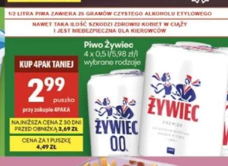 Piwo Żywiec Premium 4-pak +1 wariant