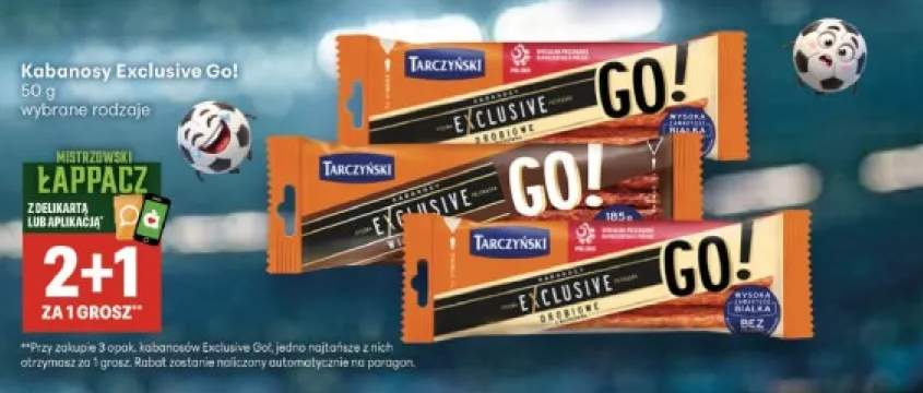 Kabanosy Exclusive Go! Drobiowe Tarczyński