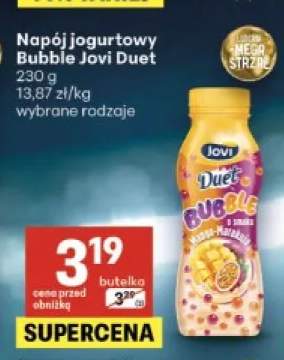 Napój jogurtowy Bubble Jovi Duet