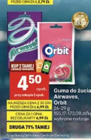 Guma do żucia Airwaves +1 wariant