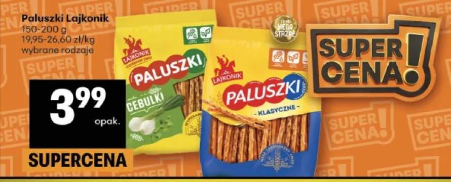 Paluszki Lajkonik Cebulki +1 wariant
