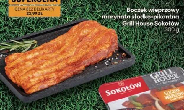 Boczek wieprzowy marynata słodko-pikantna Grill House Sokołów