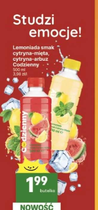 Lemoniada o smaku cytryna-arbuz Codzienny