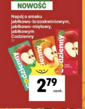 Napój o smaku jabłkowo-brzoskwiniowym Codzienny +2 warianty