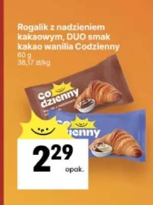 Rogalik z nadzieniem kakaowym Codzienny +1 wariant