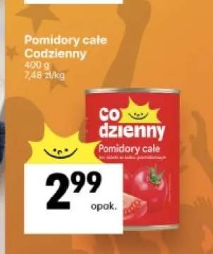 Pomidory całe Codzienny