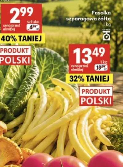 Fasolka szparagowa żółta polska