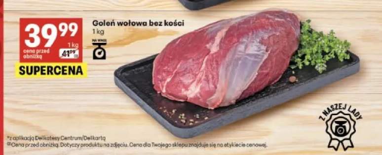 Goleń wołowa bez kości