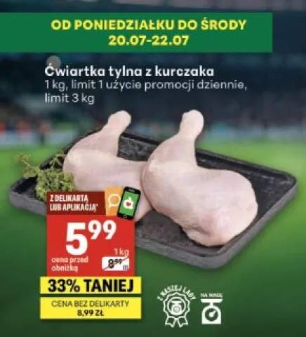 Ćwiartka tylna z kurczaka