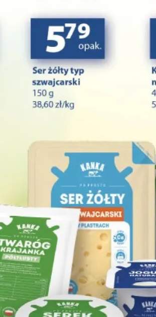 Ser żółty typ szwajcarski Kanka