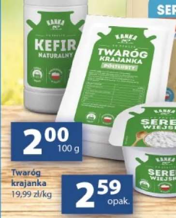 Twaróg krajanka półtłusty Kanka