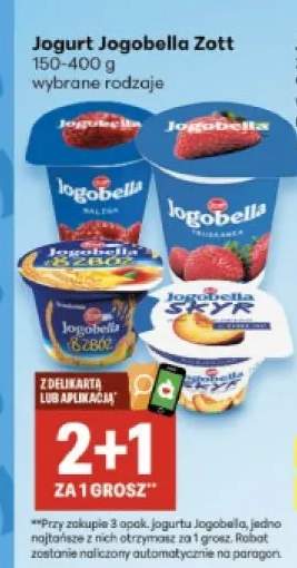 Jogurt Jogobella Zott malinowy +3 warianty