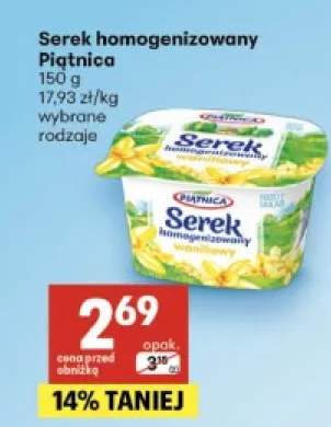 Serek homogenizowany waniliowy Piątnica