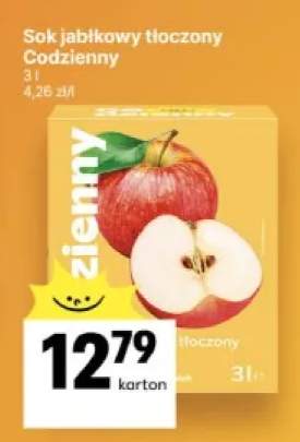 Sok jabłkowy tłoczony Codzienny