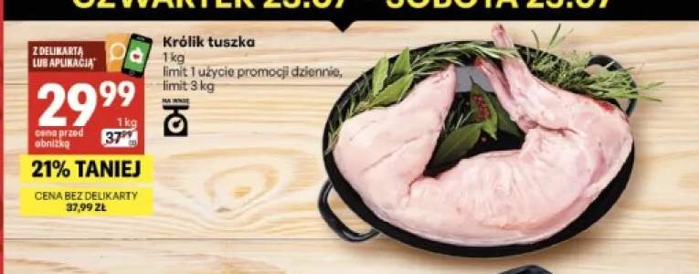 Królik tuszka Z Naszej Lady