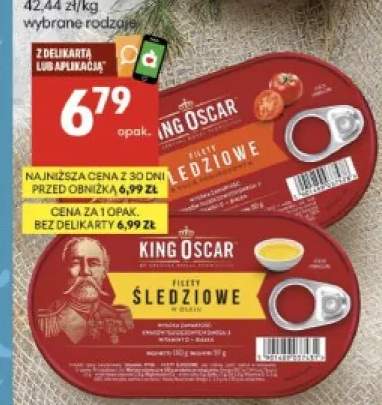 Filety śledziowe w oleju King Oscar