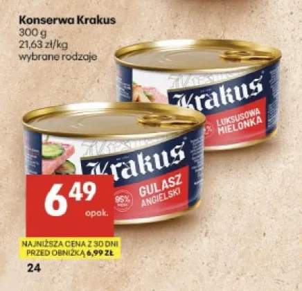 Konserwa Gulasz angielski Krakus +1 wariant