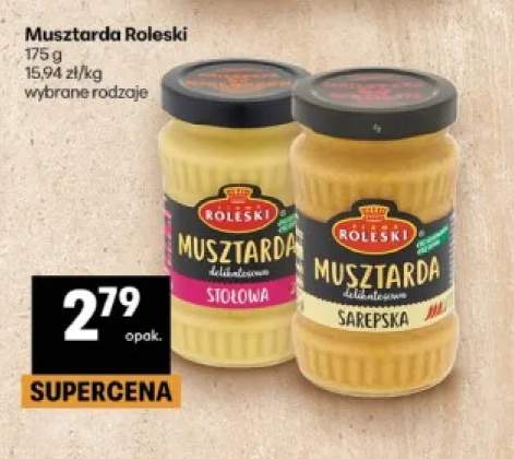 Musztarda stołowa Roleski +1 wariant