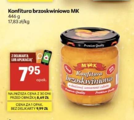 Konfitura brzoskwiniowa MK
