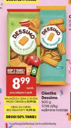 Ciastka Kruche Deserowe Dessimo