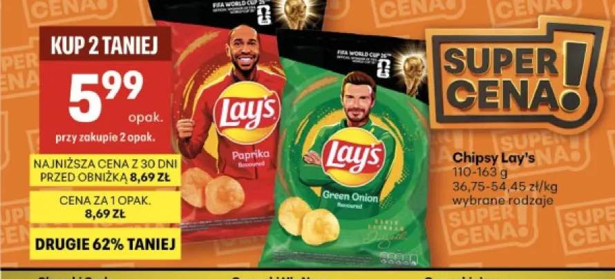 Chipsy Lay's Paprika +1 wariant