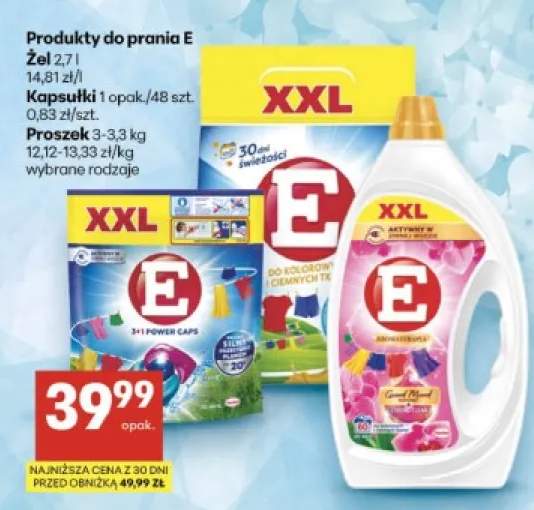 Żel do prania E XXL +2 warianty