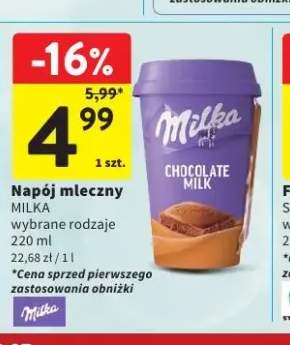 napój mleczny