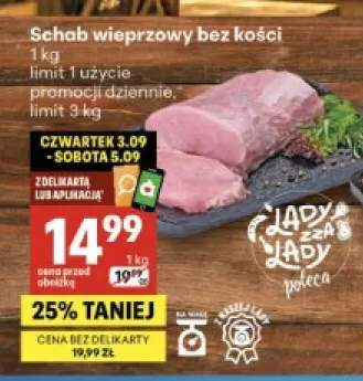 Schab wieprzowy bez kości