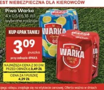 Piwo Warka 4-pak