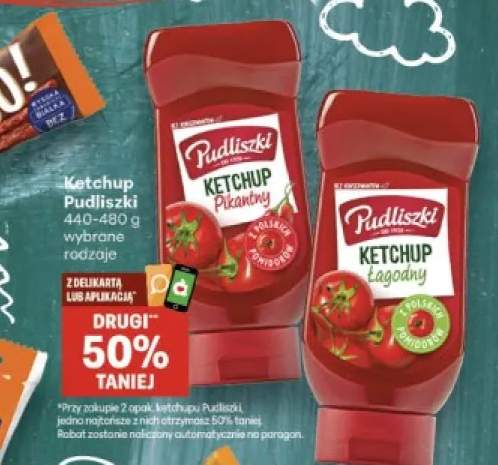 Ketchup pikantny Pudliszki +1 wariant