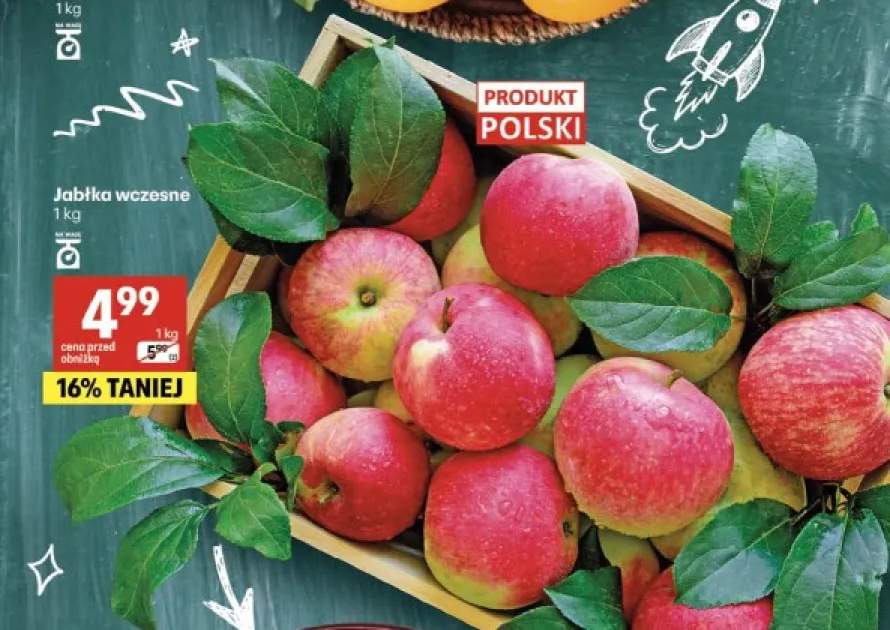 Jabłka wczesne polskie