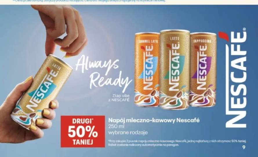 Napój mleczno-kawowy Nescafé +3 warianty