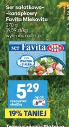 Ser sałatkowo-kanapkowy Favita Mlekovita