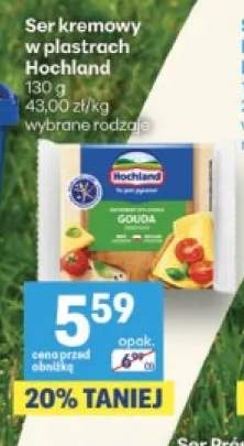 Ser kremowy w plastrach Hochland