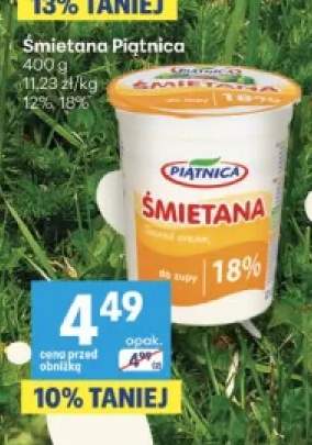 Śmietana Piątnica 12% +1 wariant