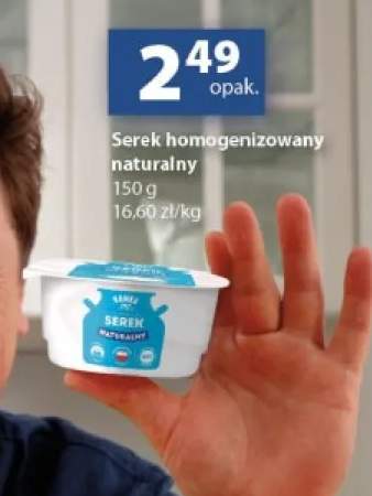 Serek homogenizowany naturalny Kanka