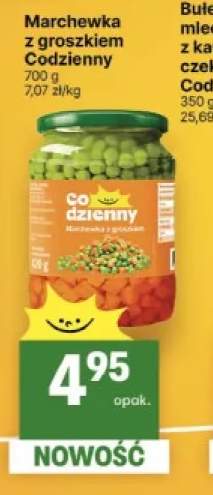 Marchewka z groszkiem Codzienny