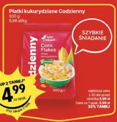 Płatki kukurydziane Codzienny