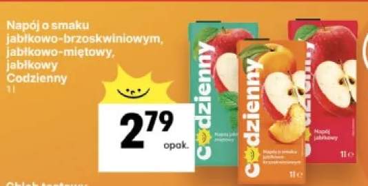 Napój jabłkowo-miętowy Codzienny +2 warianty