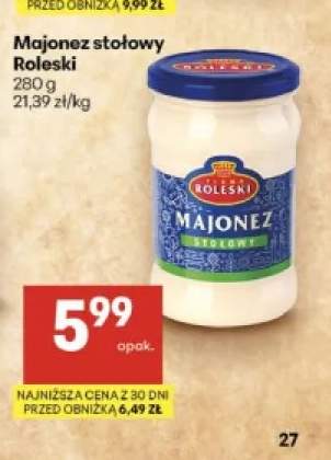 Majonez stołowy Roleski