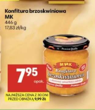 Konfitura brzoskwiniowa MK