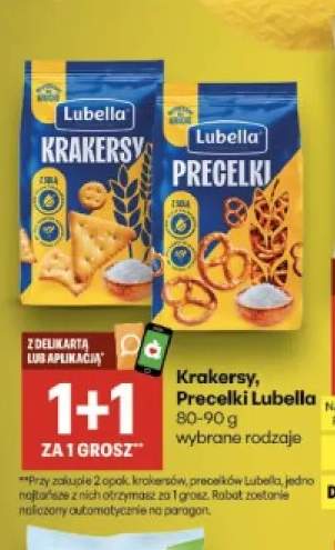 Krakersy Lubella z solą +1 wariant