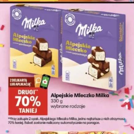 Alpejskie Mleczko Milka