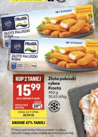 Złote paluszki rybne Frosta