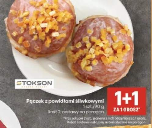 Pączek z powidłami śliwkowymi Stokson
