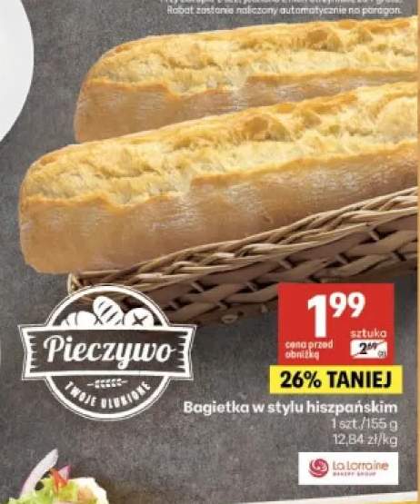 Bagietka w stylu hiszpańskim La Lorraine