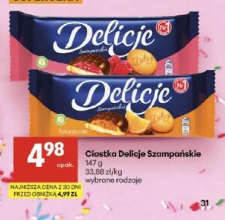 Ciastka Delicje Szampańskie