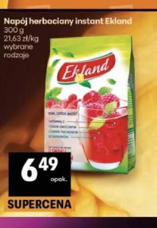 Napój herbaciany instant Ekland