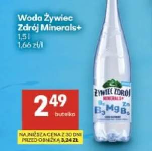 Woda niegazowana Żywiec Zdrój Minerals+