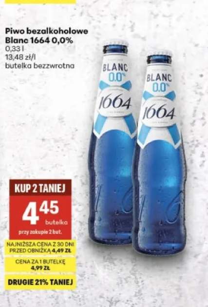 Piwo bezalkoholowe Blanc 1664